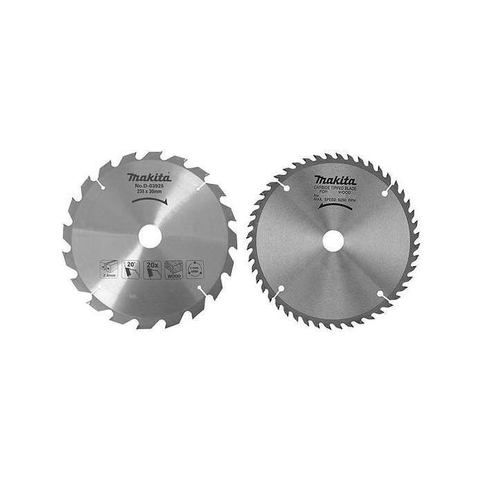 Duo de lames circulaires 230 mm MAKITA D 20068 - vue 2