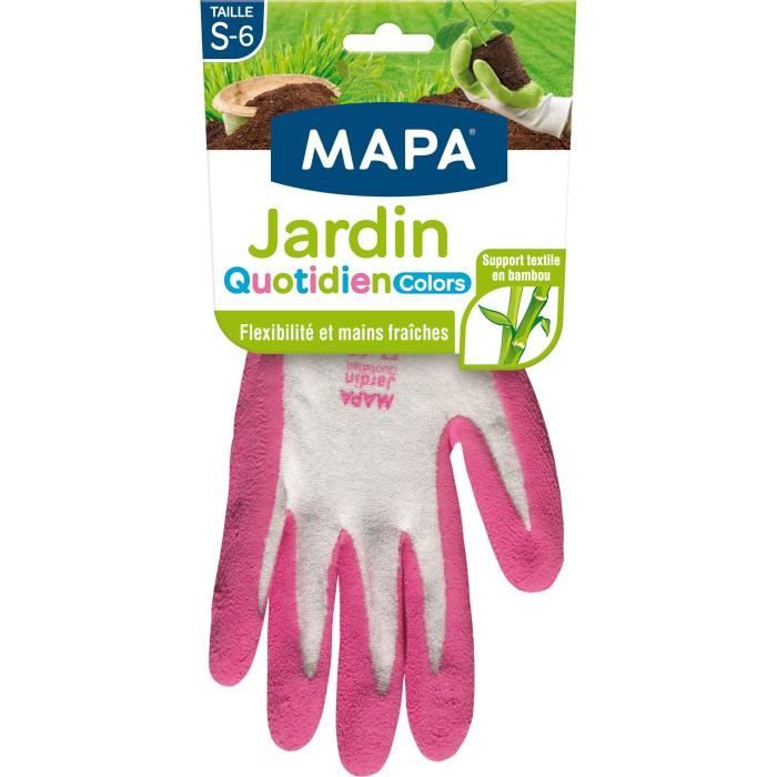 MAPA Gants de jardin Quotidien Colors - Taille S / T6