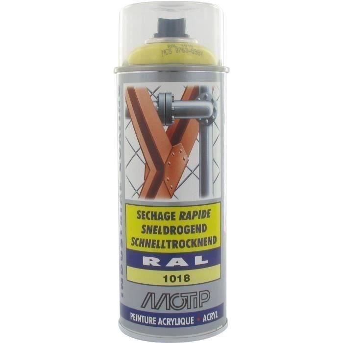 Peint acryliq séch rapide Jaune zinc BRIL RAL1018
