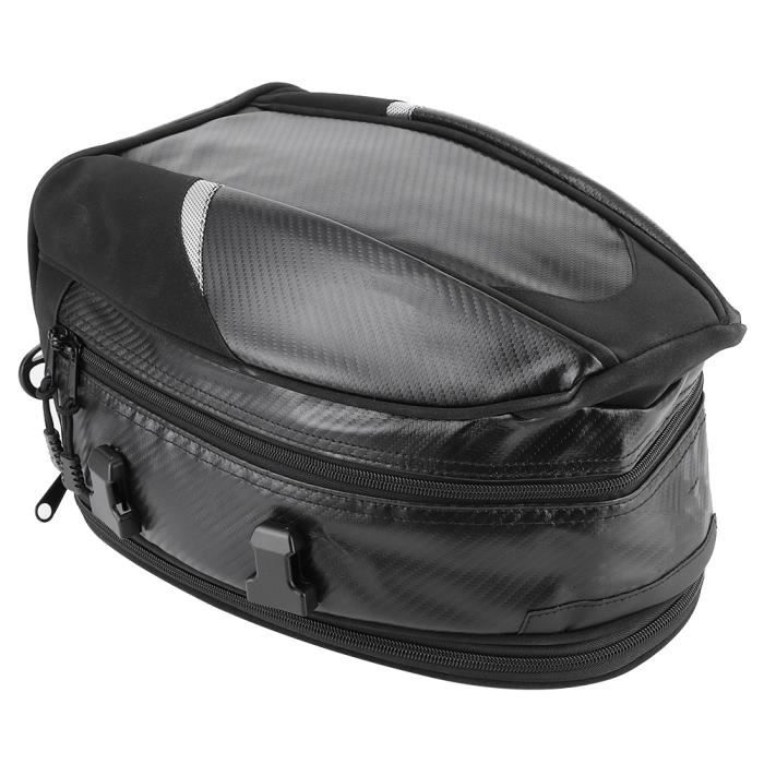 Sac De Selle Moto Étanche 58L - Rangement Extensible Pour Casque Et Affaires - Voyage, Camping, Moto-Cross