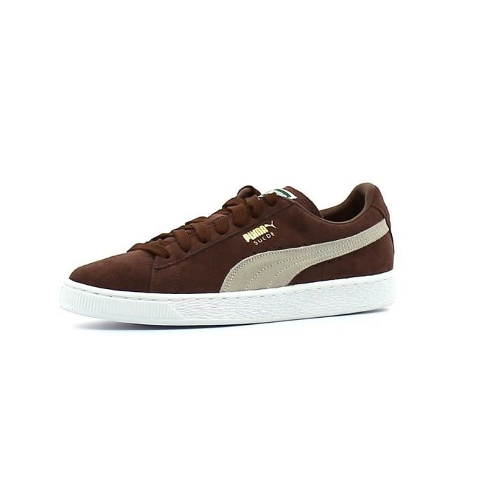 puma suede marron