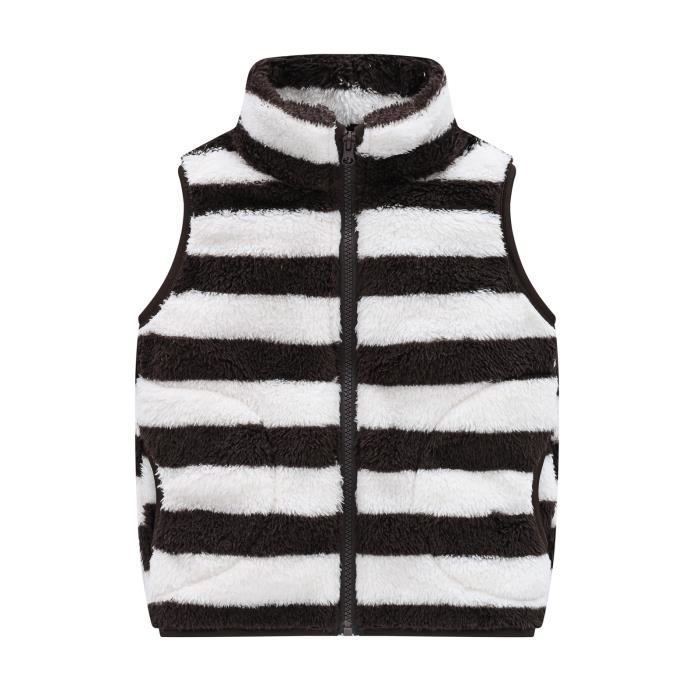 JiAmy Gilet D'hiver à Capuche Pour Enfant Garçon Fille Gilet à