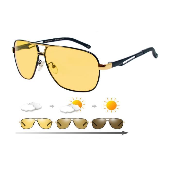 Lunettes de Soleil Homme Conduite de Nuit Brouillard RWNP5ND