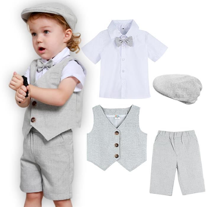 Costume Bébé de Mariage Gris | Diva