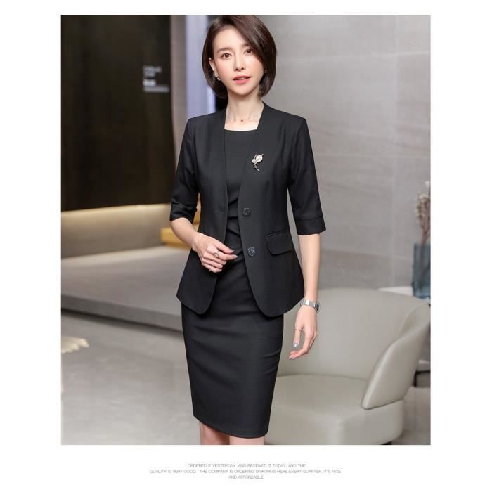 robe avec veste tailleur