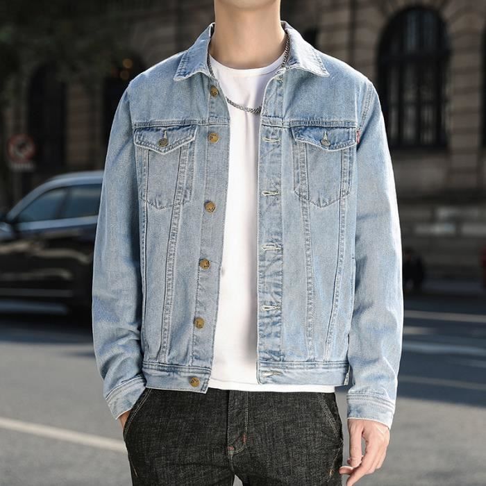 Fashion Korean Homme Manteau Revers Doublure en fourrure synthétique Casual Slim épaissir Veste MEW SZ Fashion Korean Homme Manteau Revers Doublure en fourrure synthétique Casual Slim épaissir Veste MEW SZ