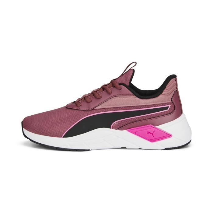 chaussure de fitness femme - puma lex - rose et noir