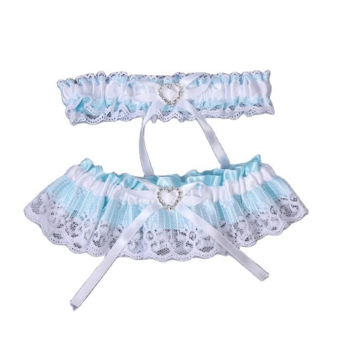 Porte-jarretelles Valisère Satin Gris Bleu Taille M Avec 4 Jarretelles - Neuf Avec étiquettes