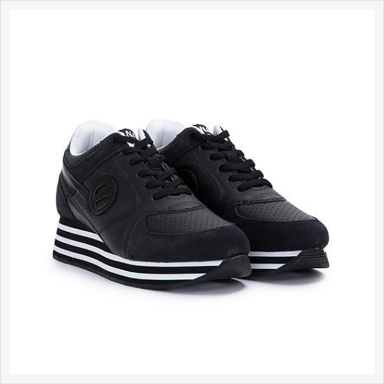 Baskets femme No Name Parko jogger - black/black - 41 Baskets femme No Name Parko jogger - black/black - 41