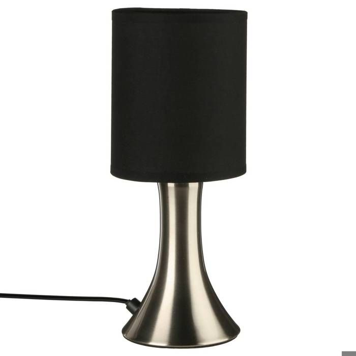 Lampe tactile Toga noir H28cm - Atmosphera createur dinterieur