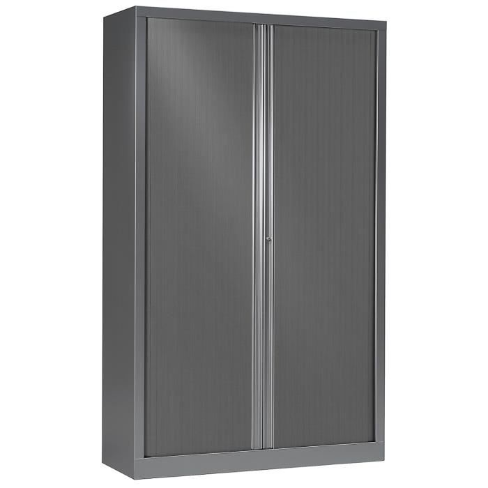 Armoire Monobloc à rideaux Anthracite HxLxP 1980 x 1200 x 430 Pierre Henry -