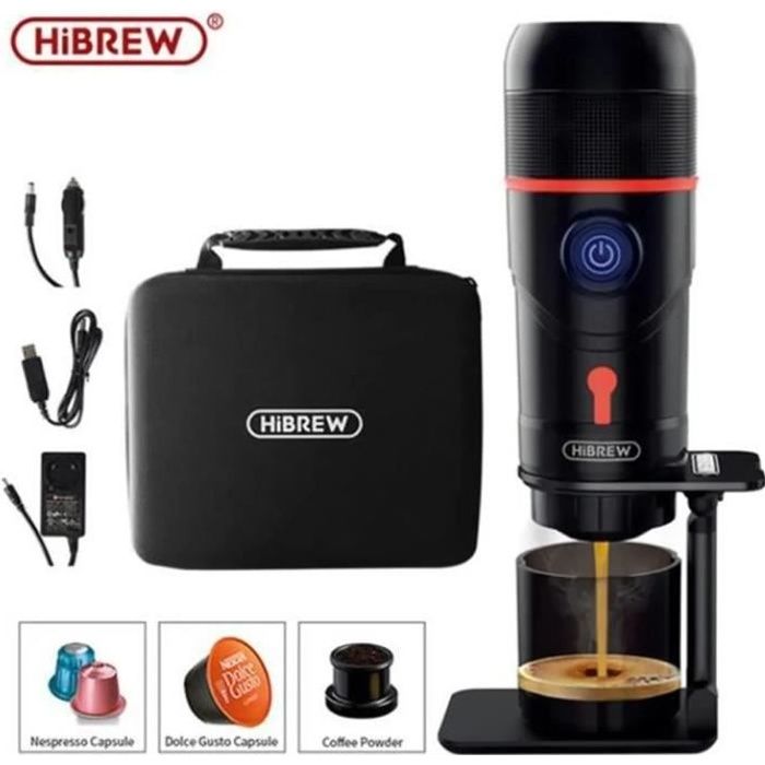 HiBREW – Machine à café Portable pour voiture, Machine à café Expresso en poudre H4, dc 12v, nespresso Dolce Pod.bazarland30