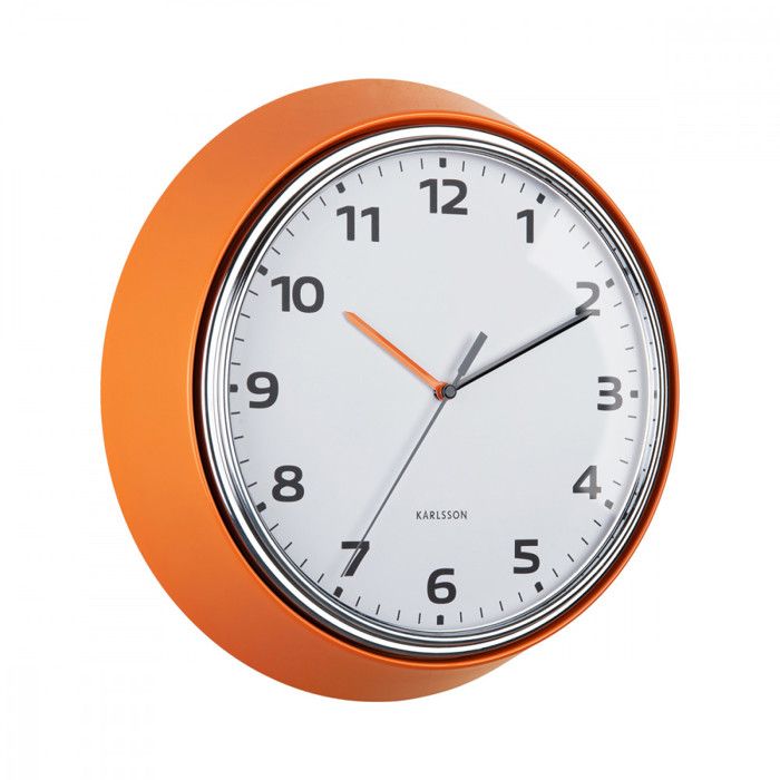 Horloge Murale Ronde Vintage Pub HAGER - Diamètre 30cm - Fonctionne à Piles