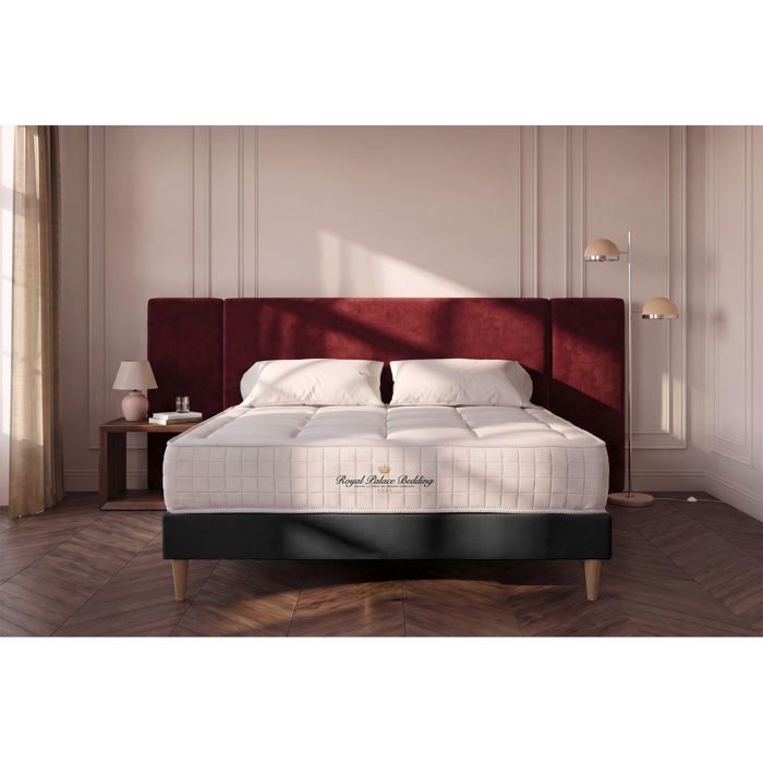 Ensemble matelas sommier Balmoral Mémoire de forme - 200x200 - Ferme