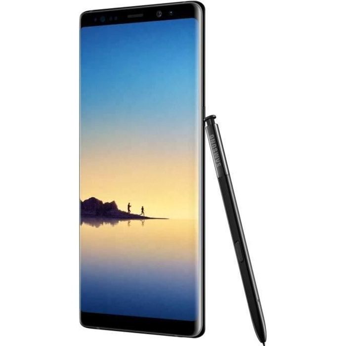 Vente Téléphone portable Samsung Galaxy Note 8 64 go Noir - Double sim - Reconditionné - Très bon état pas cher Vente Téléphone portable Samsung Galaxy Note 8 64 go Noir - Double sim - Reconditionné - Très bon état pas cher