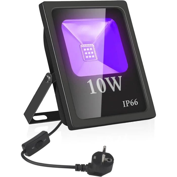 10W Led Noire Projecteur Cob Led Uv Lumi re 395Nm Uv Projecteur Ip66 10w-led-noire-projecteur-cob-led-uv-lumi-re-395nm-uv-projecteur-ip66