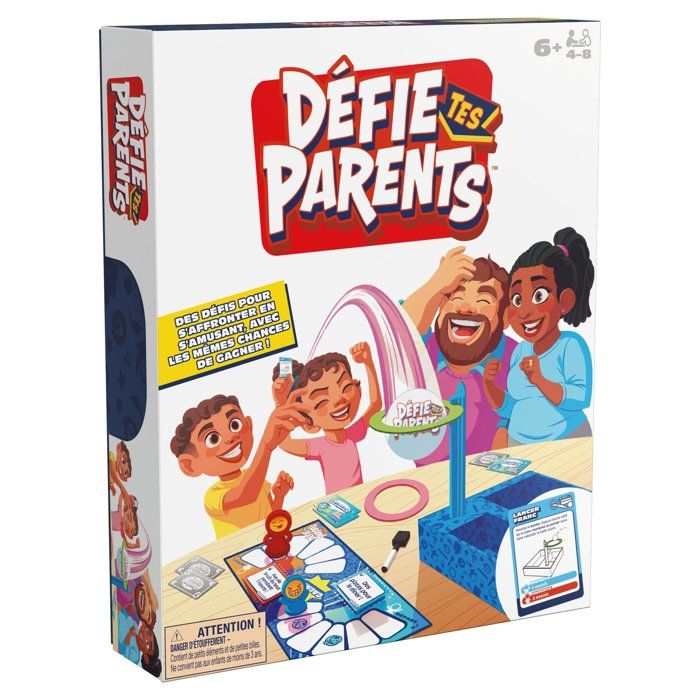 Défie Tes Parents - Jeu Familial de Défis - SPIN MASTER - A partir de 6 ans