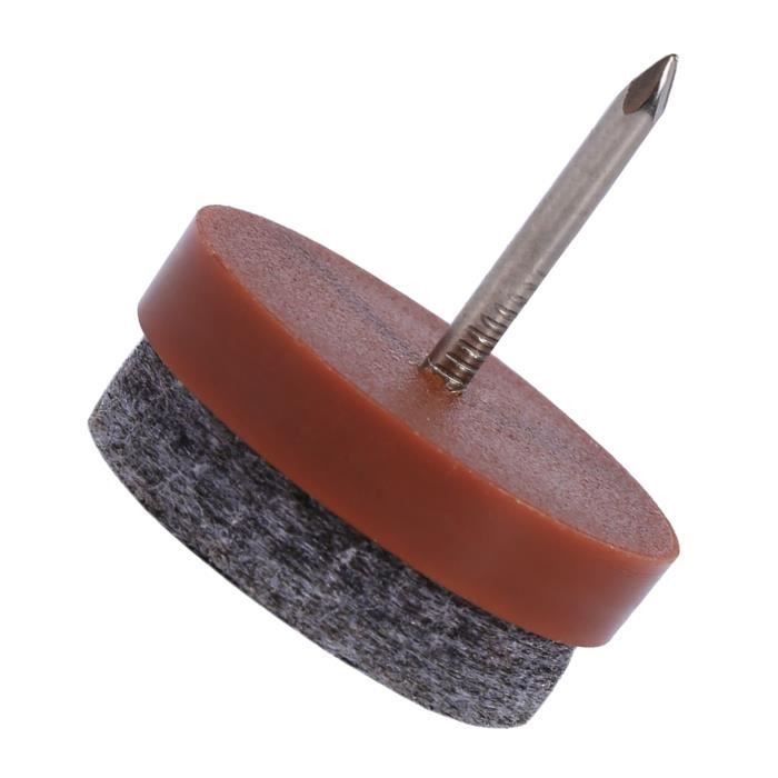 Lot De 10 Patins Feutre à Clouer Uxcell - Diamètre 14mm - Protection Meubles