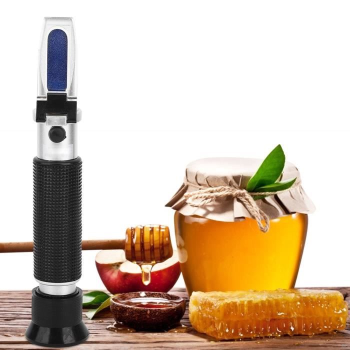 Réfractomètre Numérique Brix - Mesure Précise Du Sucre Dans Fruits, Boissons & Aliments - Écran Rétroéclairé