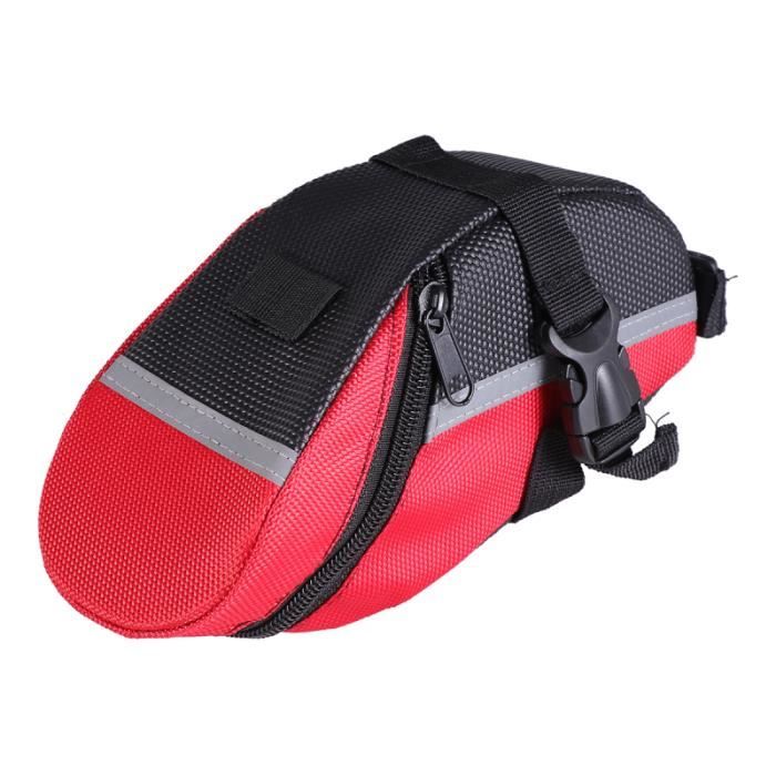 Sac De Selle Vélo étanche - 0.8L - Pour VTT, Route, Vélo Pliant - Fixation Rapide - Nylon - Idéal Outils, Téléphone, Clés