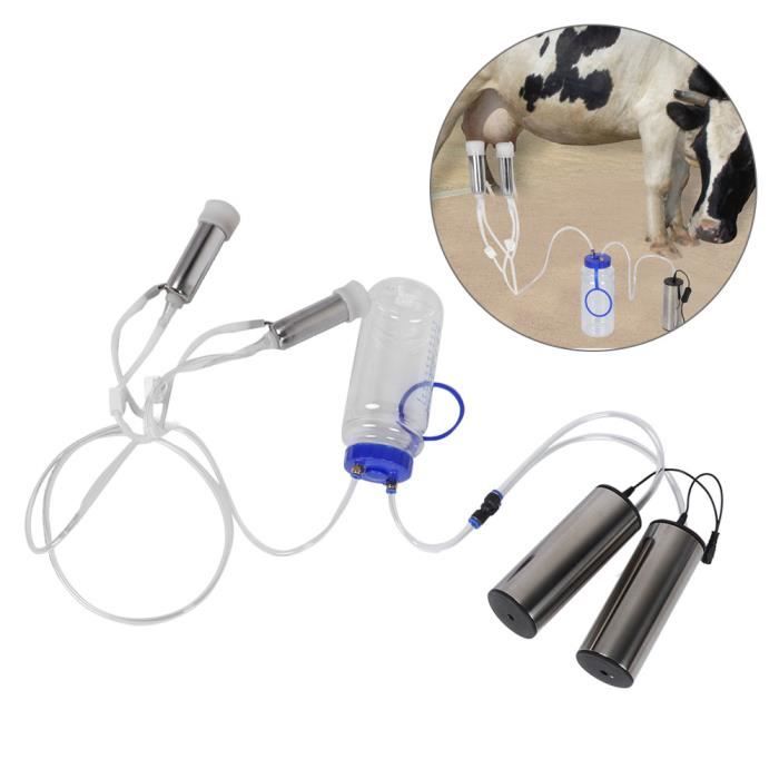Machine à Traire Électrique Portable Pour Chèvres 2L – Batterie Rechargeable, Seau Inox 304, Aspiration Réglable 5 Niveaux, Idéale Pour Éleveurs