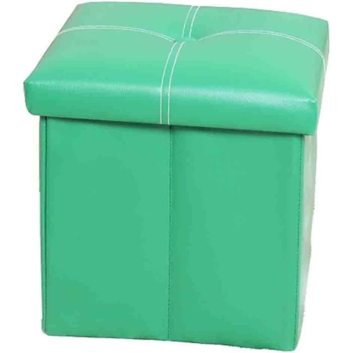 Pouf Cube Rosa En Velours Rose, Tabouret Rétro Style Art Déco Pour Chambre Ou Salon