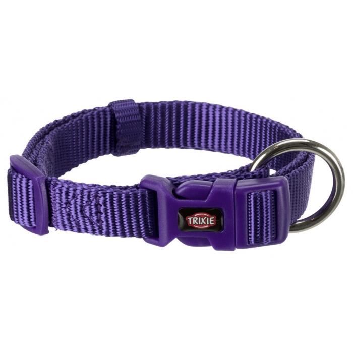 Trixie - Collier Premium taille M-L . couleur viol