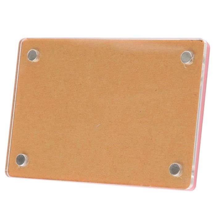 11 Mini Cadres Photo Magnétiques Pour Frigo - Plastique Coloré, 8.8x6.5cm - Déco Réfrigérateur, Bureau