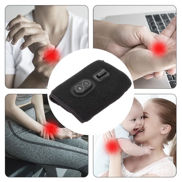 Coussin Chauffant Pour Poignet USB – 3 Niveaux De Chaleur, Avec 2 Sachets D'absinthe, Léger Et Nomade