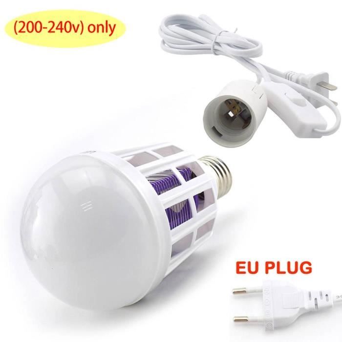 Ampoule LED 5W E27 Anti-insecte - Blanc Chaud - 200-399 Lumens - Marque Ledmaxx - Neuf