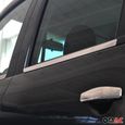 Baguettes de vitre latérale Dacia Duster Facelift 2010-2018 inox chrome fonce-1