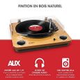 ION Audio Max LP – Platine Vinyle de Conversion avec Trois Vitesses et Enceintes Stéréo, Sorties USB et RCA – Finition en Bois-1