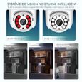 Caméra de surveillance extérieure WiFi 360° PTZ HD 4MP MONMECD - Vision nocturne couleur - Alarme sonore-1