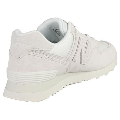 Baskets New Balance 574 WL574SLD Femme Textile Gris clair Lacets Plat Gris clair Cdiscount Chaussures