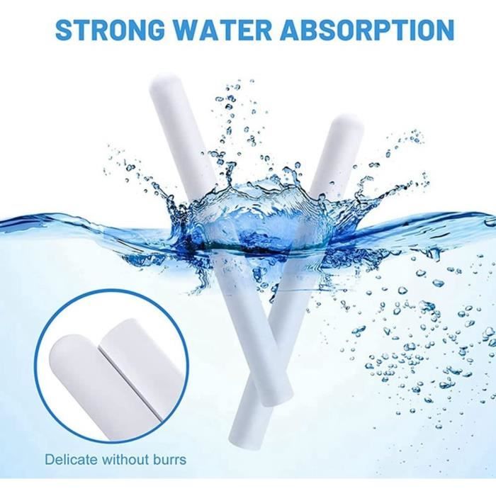 Bâtons Absorbants Diatomite - Lot De 4 - Anti-Humidité Pour Armoire, Salle De Bain, Linge