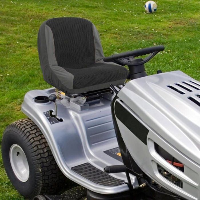 Housse De Tracteur De Jardin, Housse De Tondeuse Tissu Oxford Imperméable Anti-UV Anti-poussière Pour Extérieur Jardin Pelouse Avec Sac De Stockage(183 X 137 X 117 Cm