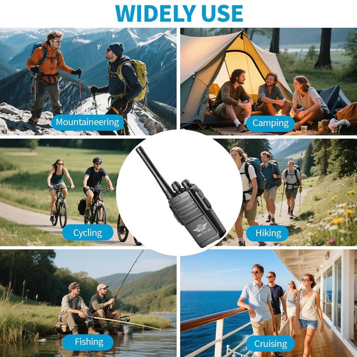Lurowo Talkies-walkies vidéo enfants, 2 packs de talkies walkies rechargeables à écran bidirectionnel, avec conversion vocale et fonction Écran D'affichage, adaptés aux garçons et filles de 3 à 12 ans