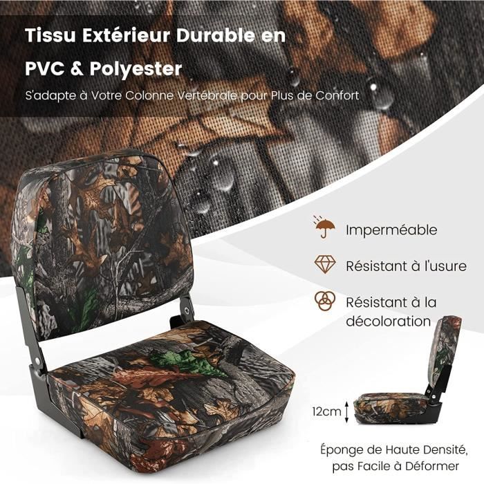 Support De Siège De Bateau En Alliage D'Aluminium 6.9 Pouces - Base Antidérapante Universelle Pour Embarcations