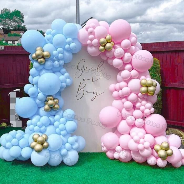 Ensemble de ballons confettis pour fille, arche, guirxiété, rose