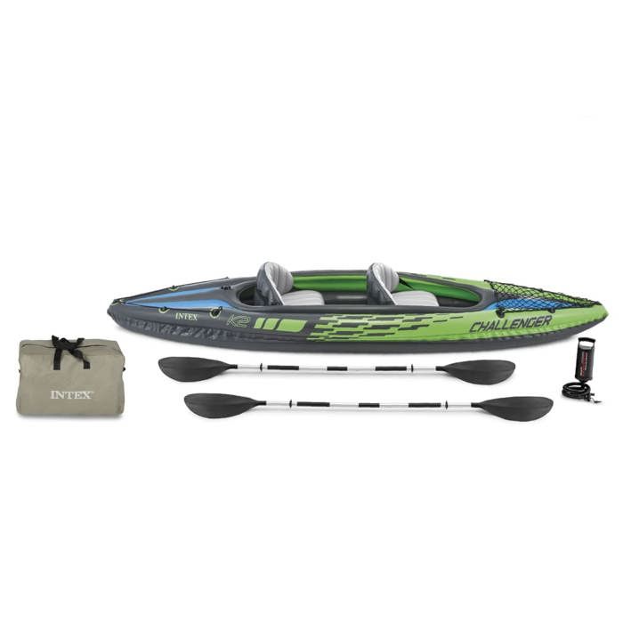 Kit canoë gonflable 2 places explorer k2 avec rames et gonfleur - intex Intex | La Redoute