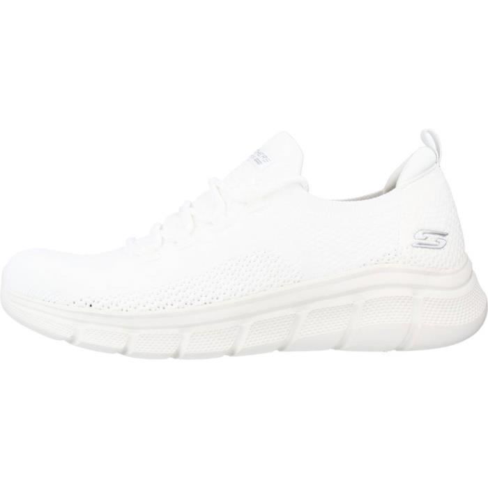 Basket Skechers 104840 Blanc Femme Lacets Blanc
