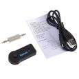 adaptateur audio récepteur sans fil Bluetooth pour la voiture ou stéréo-2