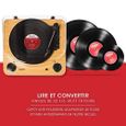 ION Audio Max LP – Platine Vinyle de Conversion avec Trois Vitesses et Enceintes Stéréo, Sorties USB et RCA – Finition en Bois-2
