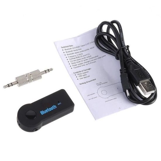 DERCLIVE Adaptateur USB Bluetooth pour PC Bluetooth 5.2 Transmetteur Audio Dual Link USB Audio Adaptateur Audio avec Antenne Externe pour Casque TV Ordinateur Portable Noir