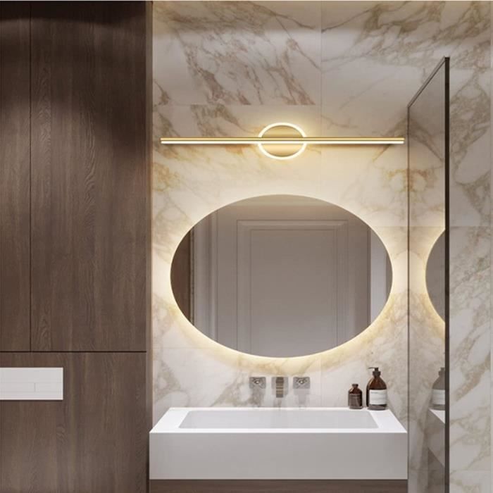 Lampe led miroir salle de bain, 230V AC classe G 5000°K 3W 220lm