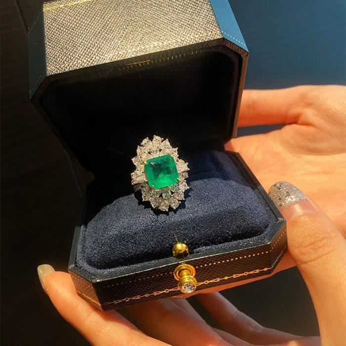 Bague de mariage emeraude deals