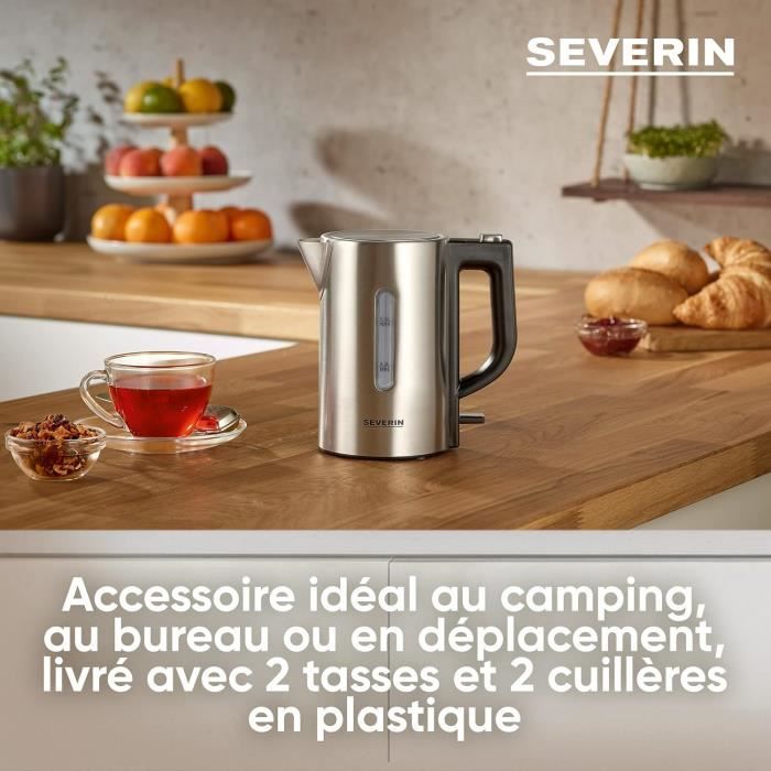 Petite Bouilloire De Voyage Électrique De 400 Ml - Mini Bouilloire Thermo-Chauffante Pour Faire