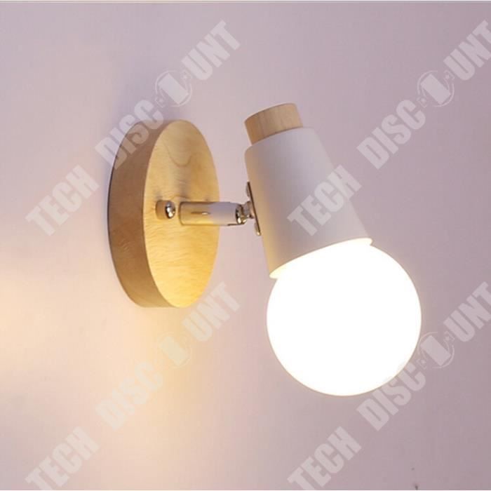 Applique Murale LED Blanche Moderne - Éclairage Design Pour Salle De Bain, Chambre & Salon