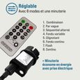 Monzana Arbre Lumineux Cerisier 220 Cm 220 LED Blanc Chaud – Décoration Noël Extérieur Intérieur Avec 8 Modes & Minuterie