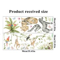 Runtoo Stickers Muraux Enfants Koala Arbre Autocollant Mural Animaux Feuilles Vertes Deco Stickers Chambre Enfants Fille Garçon Bébé Décoration